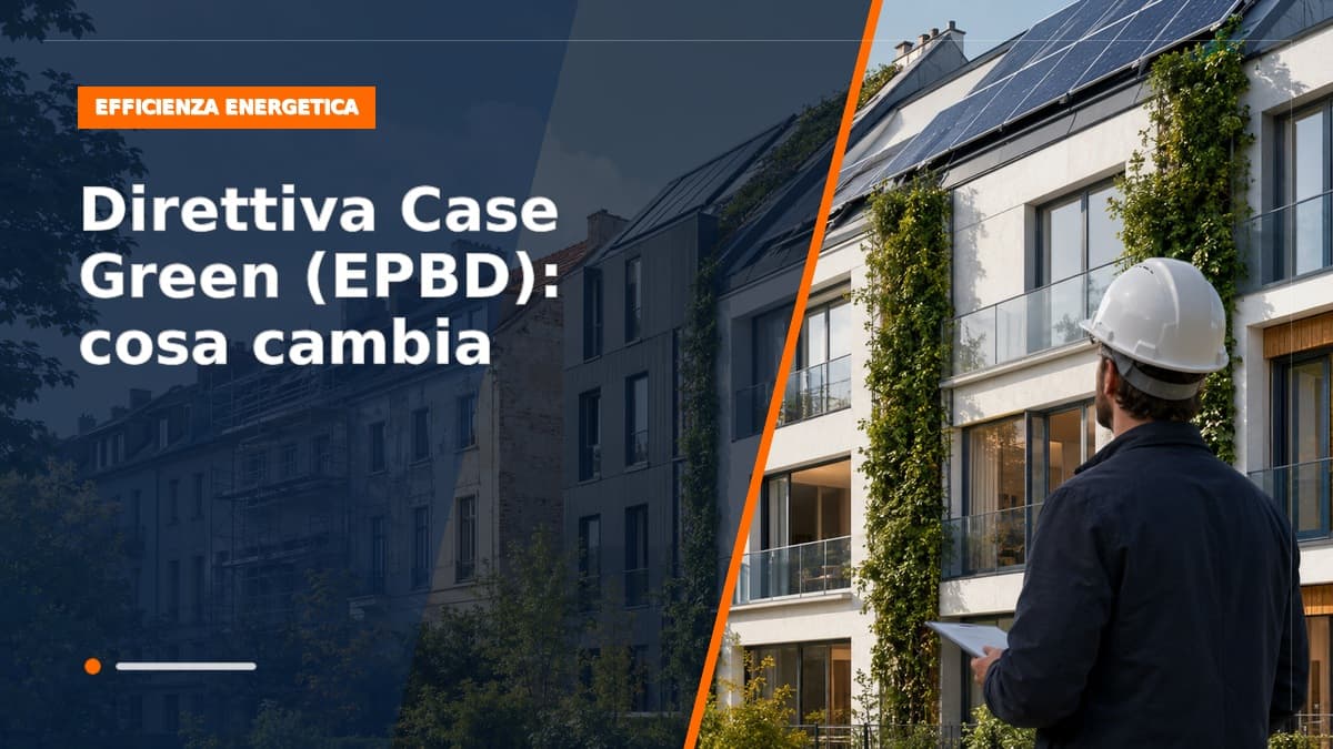 Direttiva Case Green (EPBD): cosa cambia per i proprietari di casa