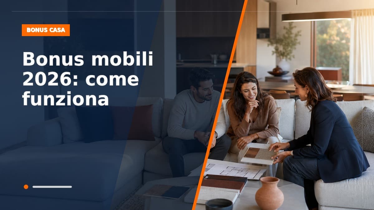 Bonus mobili 2026: come funziona e quali acquisti rientrano
