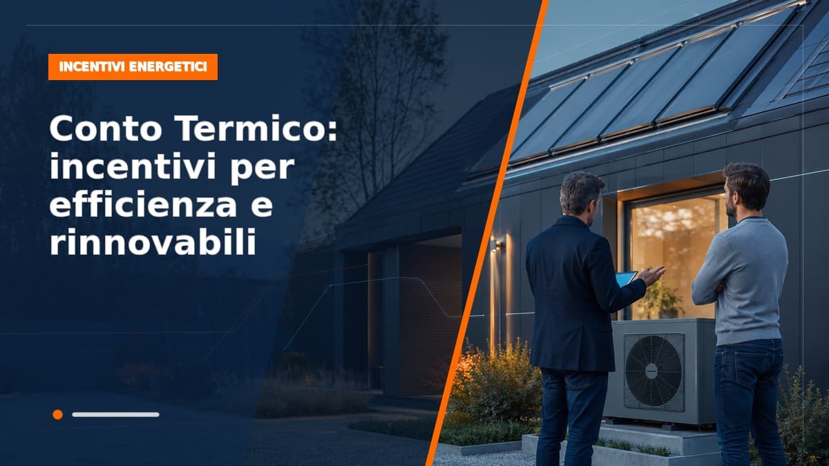 Conto Termico: gli incentivi per efficienza e rinnovabili