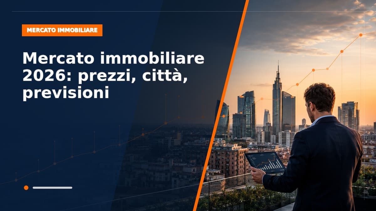 Mercato immobiliare 2026: prezzi, città e previsioni