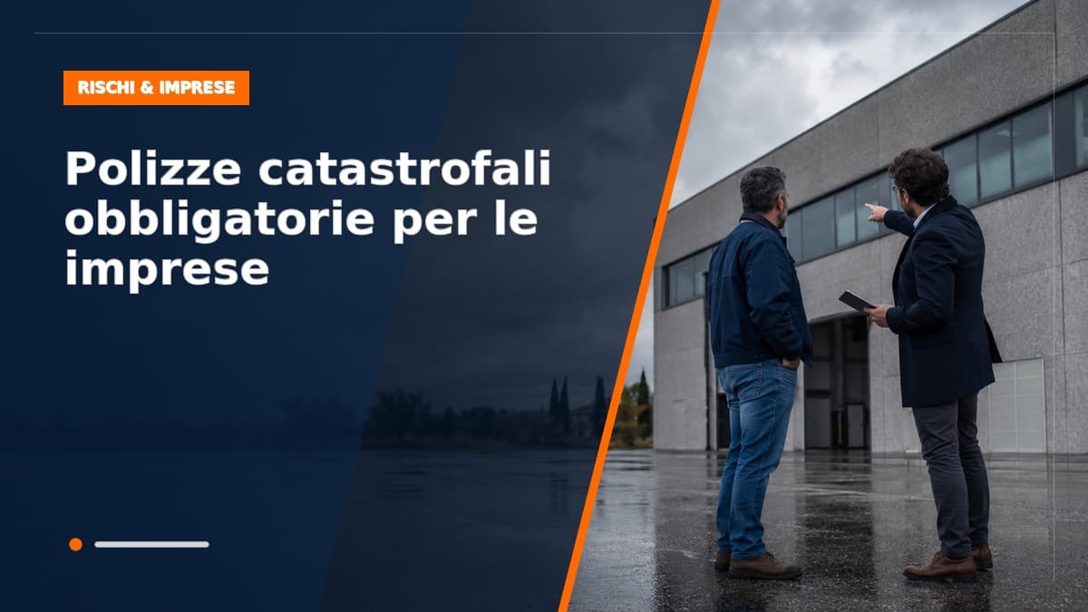 Polizze catastrofali obbligatorie: cosa devono fare le imprese edili