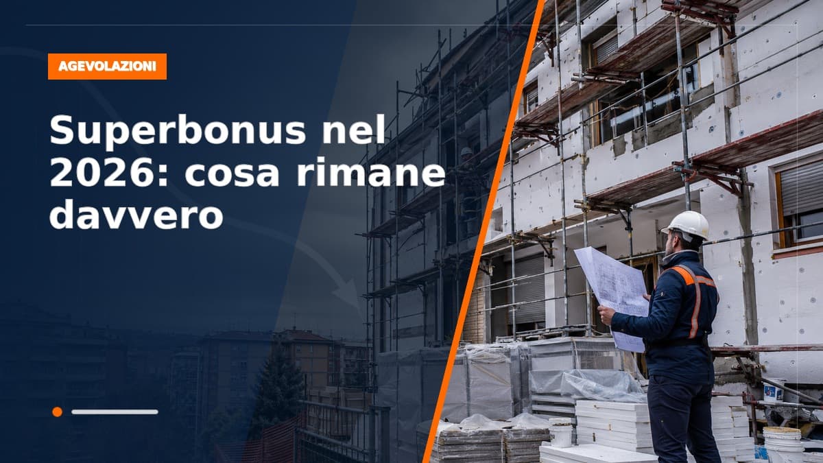 Superbonus nel 2026: cosa rimane davvero e per chi